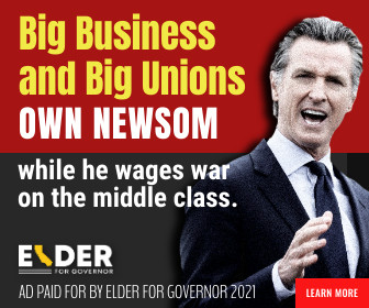 Big Business and Big Unions Own Newsom while he wages war on the middle class. in Large Rectangle format